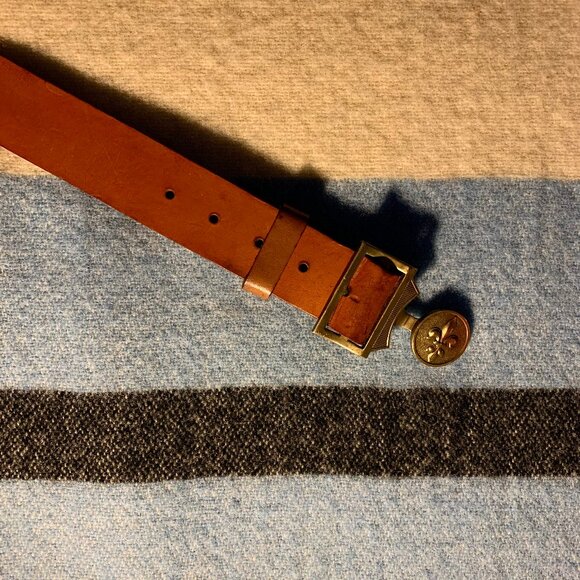 Swiss Boy Scout leather belt vintage - Picture 11 of 13